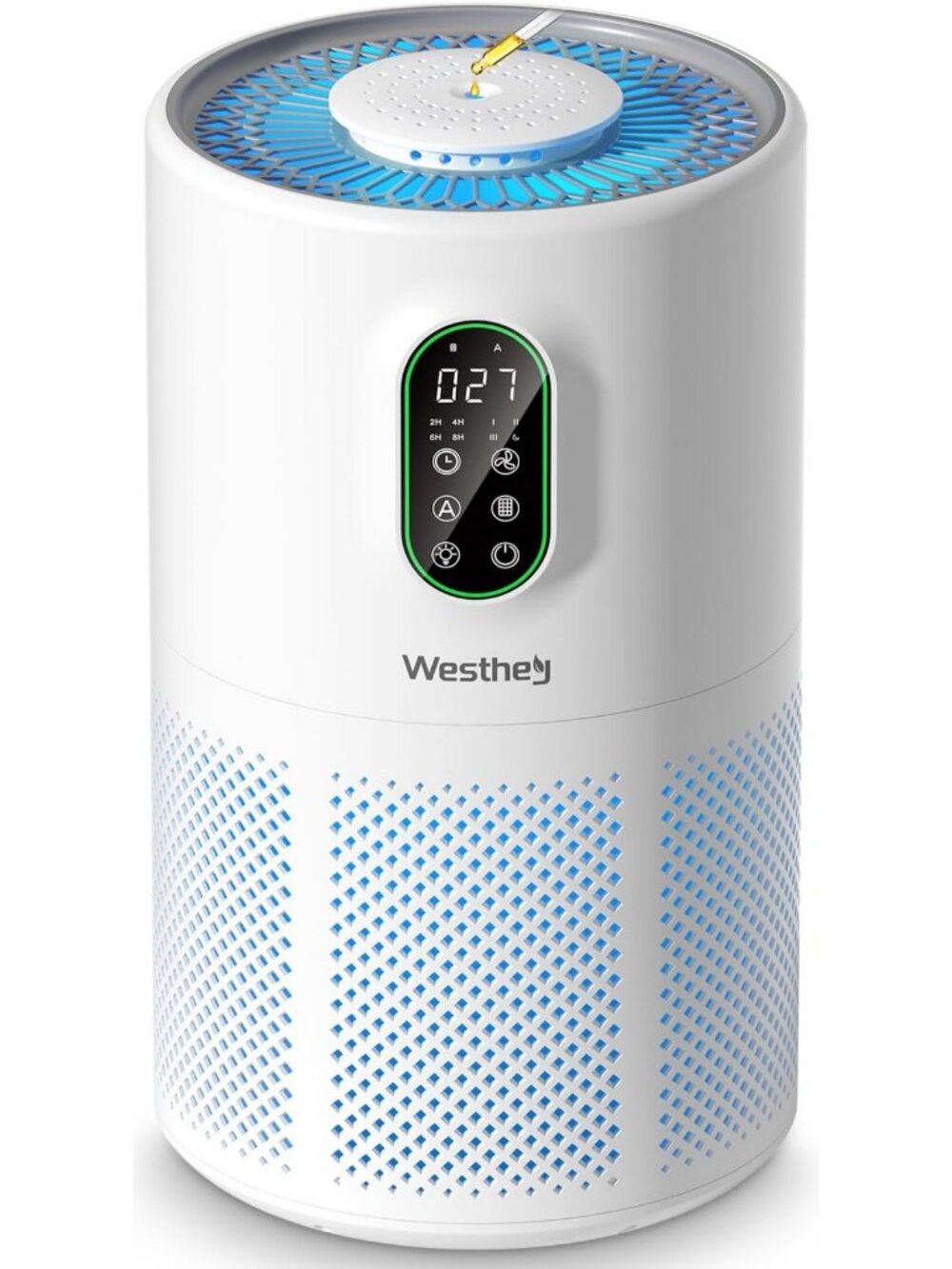 HEPA Air Purifier for Home, Covers 1650 Sq Ft, Washable Pre-Filter, Quiet